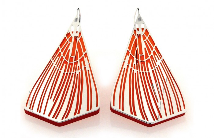 orecchini plexiglas